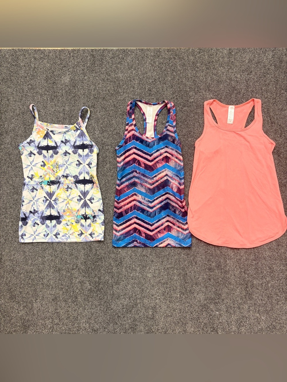Ivivva by Lululemon Tank Tops (3) Racerback Athletic Tank Tops Girls Size 6/7